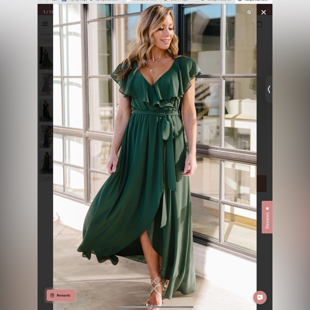 Baltic Born Katya Ruffle Maxi Dress